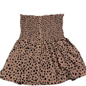Leopard strapless top NEW